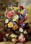 unknow artist Floral, beautiful classical still life of flowers.101 Spain oil painting reproduction